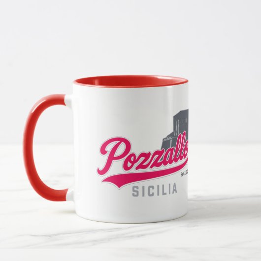 Pozzallo Sicilia Torre Cabrera Mug  Tasse (Links)
