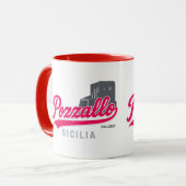 Pozzallo Sicilia Torre Cabrera Mug Tasse (Vorderseite Links)