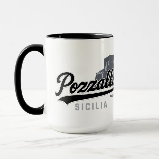 Pozzallo Sicilia Torre Cabrera Mug Tasse (Links)