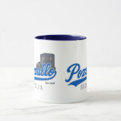 Pozzallo Sicilia Torre Cabrera Mug  Tasse (Zentrum)