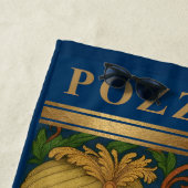 Pozzallo Sicilia Trinacria Strandtuch (Beispiel)