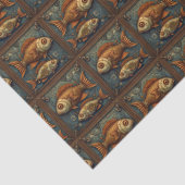 PP 572 Steampunk Fisches Dekoupage 2 von 3 Seidenpapier (Detail)