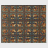 PP 572 Steampunk Fish 1 of 3 Geschenkpapier (Flach)