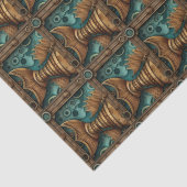 PP 574 Steampunk Fisches Dekoupage 1 von 3 Seidenpapier (Detail)