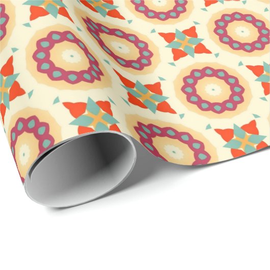 PP 576 Blume 1 von 3 Geschenkpapier (Rolleneckpunkt)