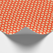 PP 576 Blume Schneeflocken 3 von 3 Geschenkpapier (Ecke)