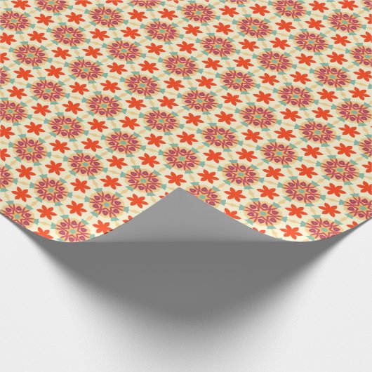 PP 577 Blumen 3 von 3 Geschenkpapier (Ecke)