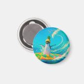 PP the Penguin – Surfing the Wave Magnet (Vorderseite/Rückseite)