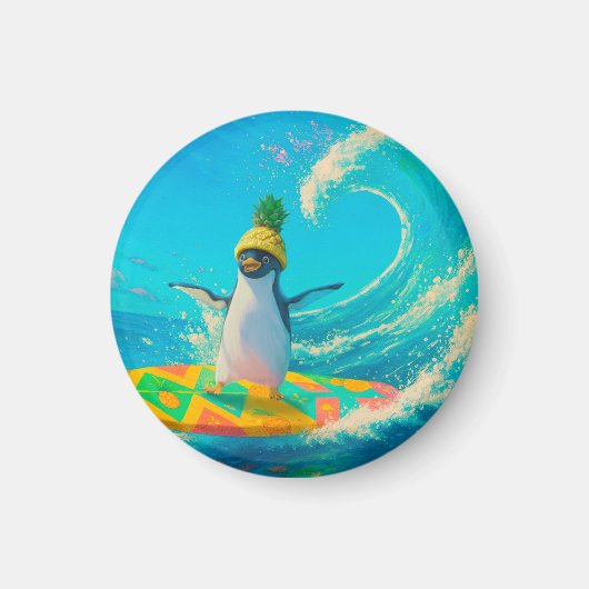 PP the Penguin – Surfing the Wave Magnet (Vorne)