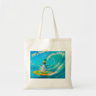 PP the Penguin – Surfing the Wave Tragetasche