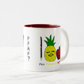 PPAP Kaffee-Tasse Zweifarbige Tasse (VorderseiteRechts)