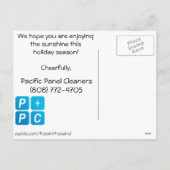 PPC Holiday Feiertagspostkarte (Rückseite)