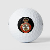 PPCLI Cap Badge Black Background Golfball (Vorderseite)
