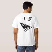 PPG Pilot Alter 60+ Fliegender Fossil T-Shirt (Schwarz voll)