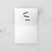 PPPYY EWW LEVELLL New Year Cards Dankeskarte (Innenseite)