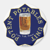 PPU (Potent Potables Unit) (blau) Magnet (Vorne)