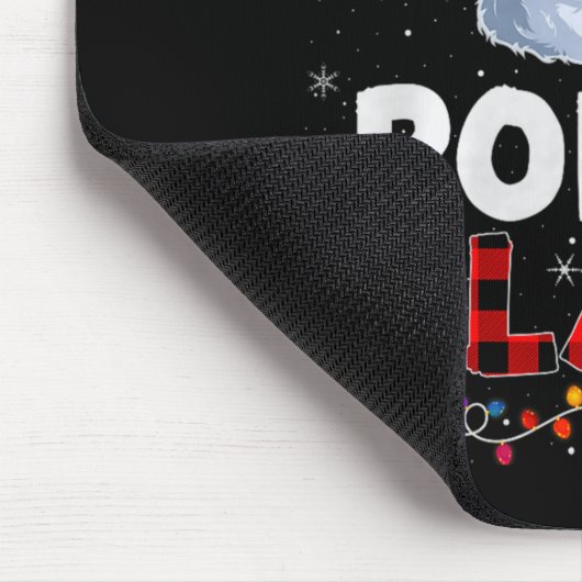 Ppy Claus Christmas Pajamas Santa Matching Family Mousepad (Ecke)