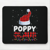 Ppy Claus Christmas Pajamas Santa Matching Family Mousepad (Vorne)