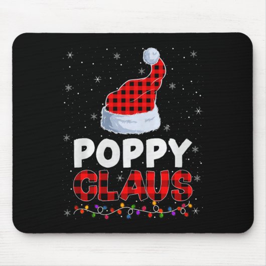 Ppy Claus Christmas Pajamas Santa Matching Family Mousepad (Vorne)