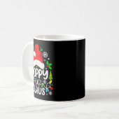 Ppy Claus Funny Christmas Family Matching Kaffeetasse (Vorderseite Links)