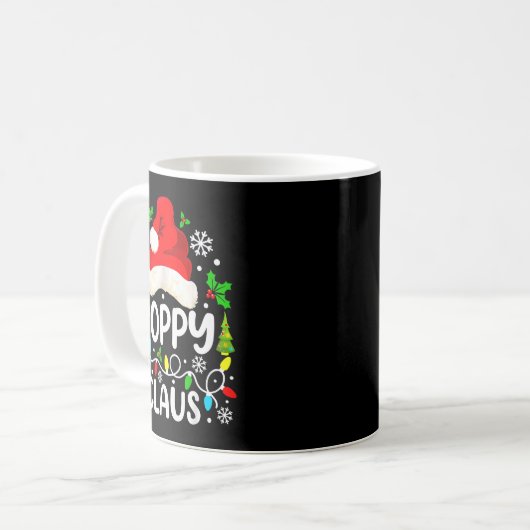 Ppy Claus Funny Christmas Family Matching Kaffeetasse (Vorderseite Links)