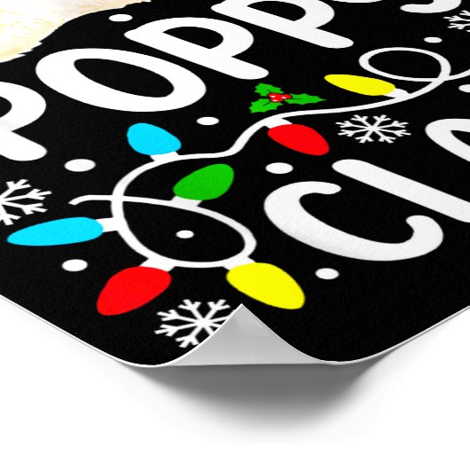 Ppy Claus Funny Christmas Family Matching Poster (Ecke)