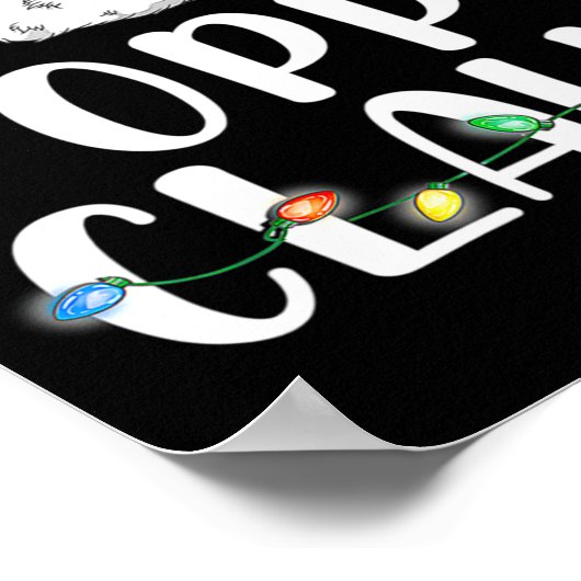 Ppy Claus Santa Christmas Matching Family  Poster (Ecke)