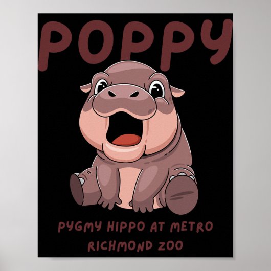 Ppy New Baby Pygmy Hip At Metro Richmond Zoo Virgi Poster (Vorne)