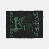 Ppy Of The Silly Goose First Birthday Family Match Fleecedecke (Vorderseite (Horizontal))