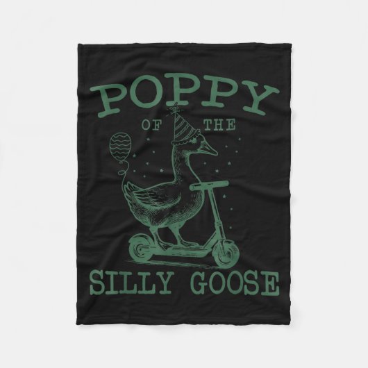 Ppy Of The Silly Goose First Birthday Family Match Fleecedecke (Vorderseite)