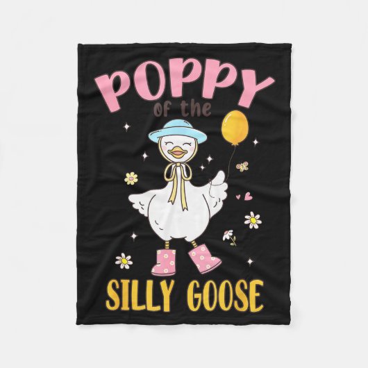 Ppy Of The Silly Goose First Birthday Family Match Fleecedecke (Vorderseite)