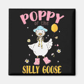 Ppy Of The Silly Goose First Birthday Family Match Magnet (Vorne)