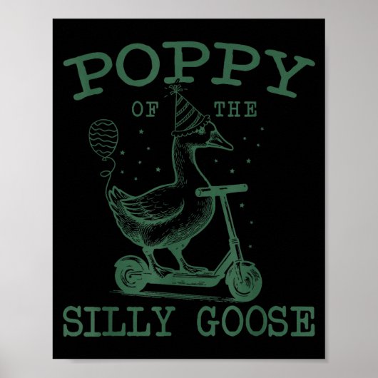 Ppy Of The Silly Goose First Birthday Family Match Poster (Vorne)