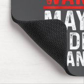 Ppy Warning May Nap Suddenly At Any Time For Grand Mousepad (Ecke)