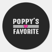 Ppy's Favorite  Runder Aufkleber (Vorderseite)