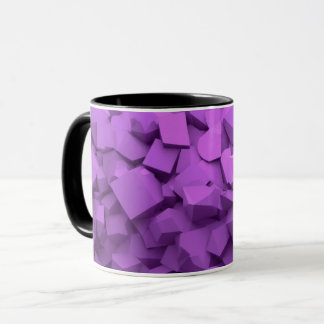 PQExplorer 3D-Logo-Tasse: Vibranend Lila & Fuchsia Tasse