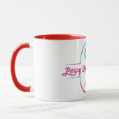 PQH mehrfarbiges Logo Tasse (Links)