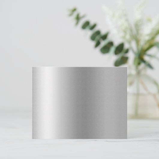 Pr103 SILVER GLEAM SHINY BACKGRUNDS VORLAGEN DIG Postkarte (Stehend Vorderseite)
