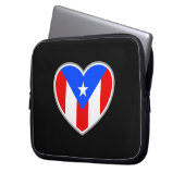 PR-Herz Laptopschutzhülle (Vorderseite Links)
