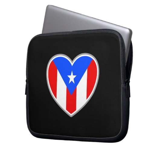 PR-Herz Laptopschutzhülle (Vorderseite Links)