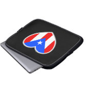 PR-Herz Laptopschutzhülle (Vorne Knopf)