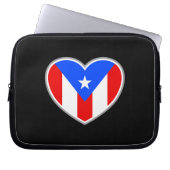 PR-Herz Laptopschutzhülle (Vorderseite)
