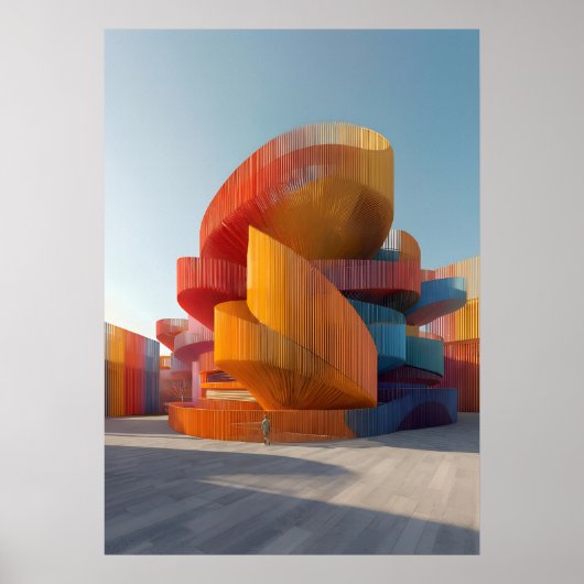 PR-O04. Ribbon Mirage Pavilion Poster (Vorne)