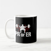 Pr oder er Funny Weightlift Bodybuilding Kaffeetasse (Links)