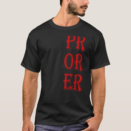 PR ODER ER Gewichtheben Bodybuilding Fitness Retro T-Shirt (Vorderseite)