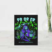 Pr oder Er Gym Gewichtsheben Bodybuilding Spooky H Karte (Vorderseite)