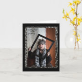 Prä- und Post-Pandemie-Look Karte (Gelbe Blume)