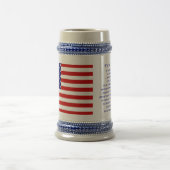 Präambel der Konstitutions-Flaggen-Tasse Bierglas (Mittel)