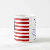 Präambel der Tasse "Verfassung - Flaggen" (Mittel)