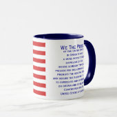 Präambel der Tasse "Verfassung - Flaggen" von Janz (VorderseiteRechts)